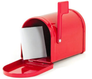 red mailbox