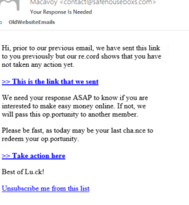 example of phishing spam email