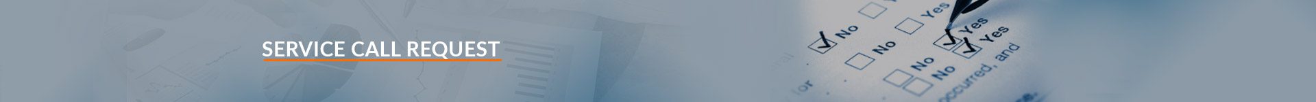 Service Call header Memphis Communications Service Request